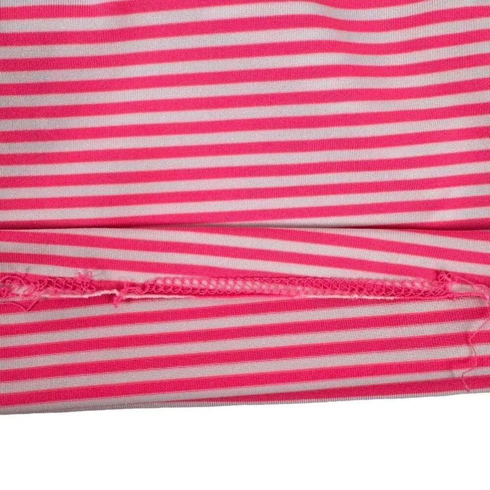 Vineyard Vines Madison Stripe Short Sleeve Dress XXS Malibu Pink - Picture 9 of 9